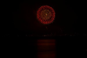 諏訪湖の花火